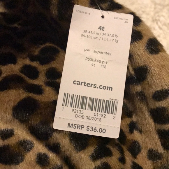 BUNDLE FOR LIFEISDANCE7786 Carter’s Girls Vest - Picture 8 of 9